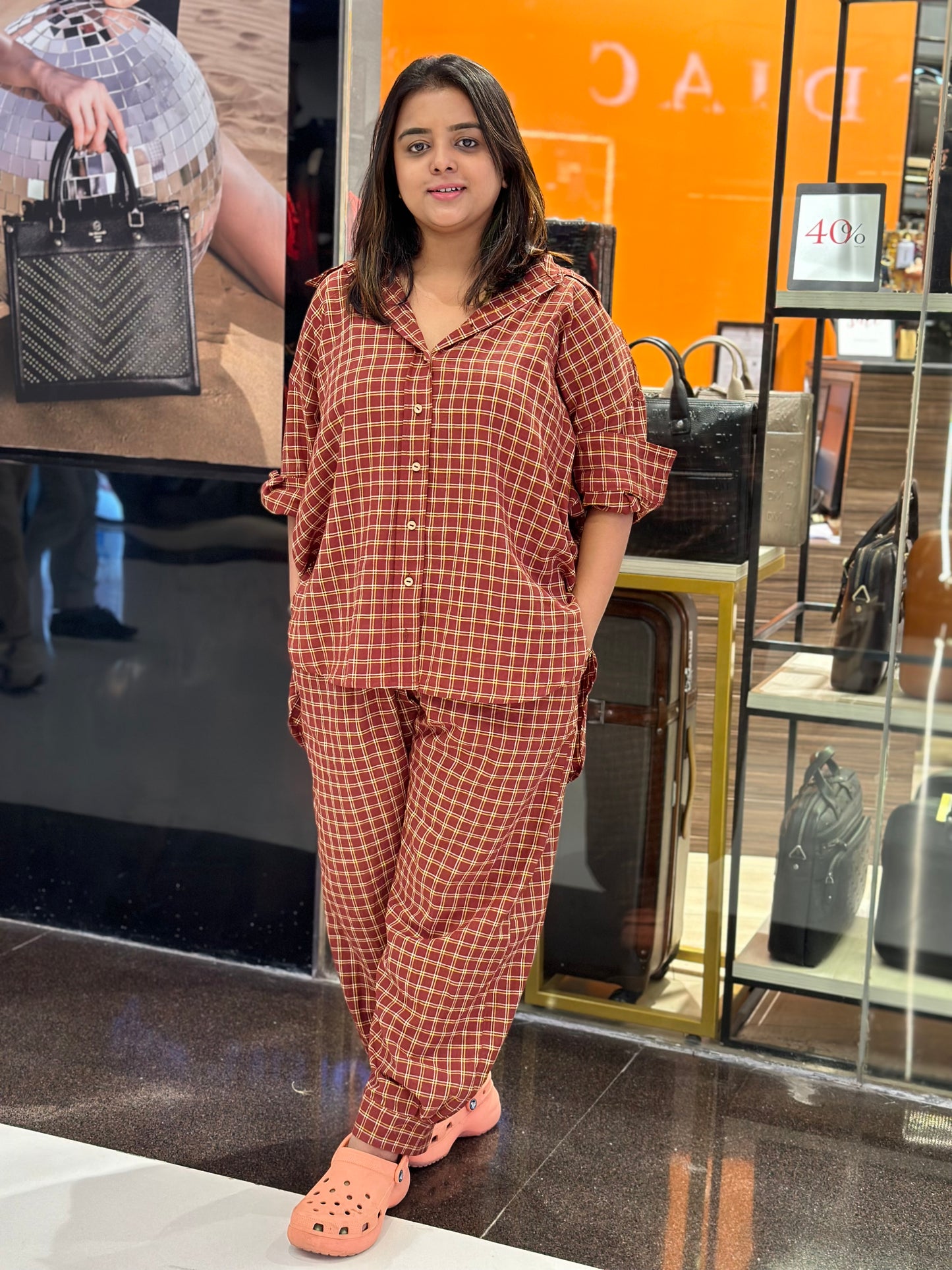 Pure Khadi Checks Co-ord set