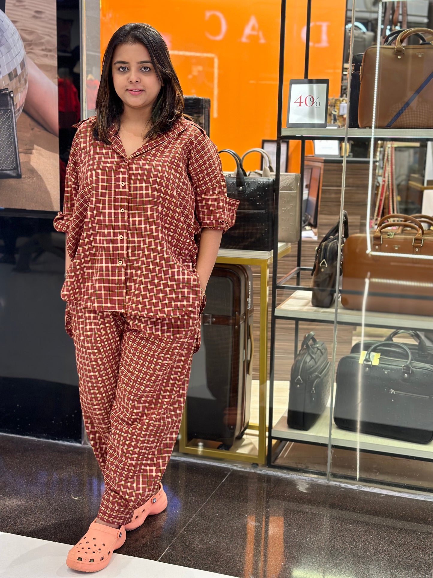 Pure Khadi Checks Co-ord set