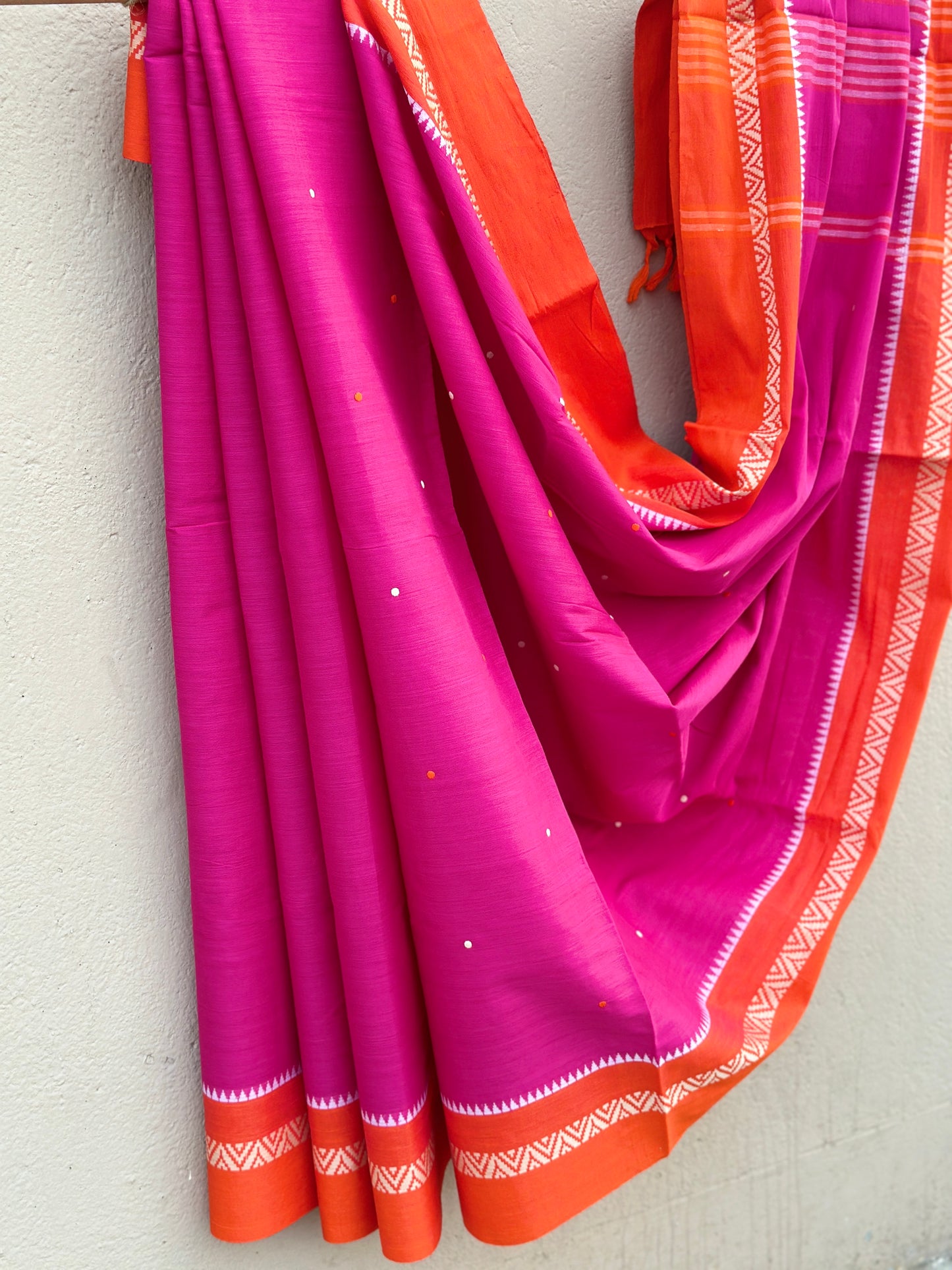 Handwoven Pure Bengal Cotton Saree ( Pi)