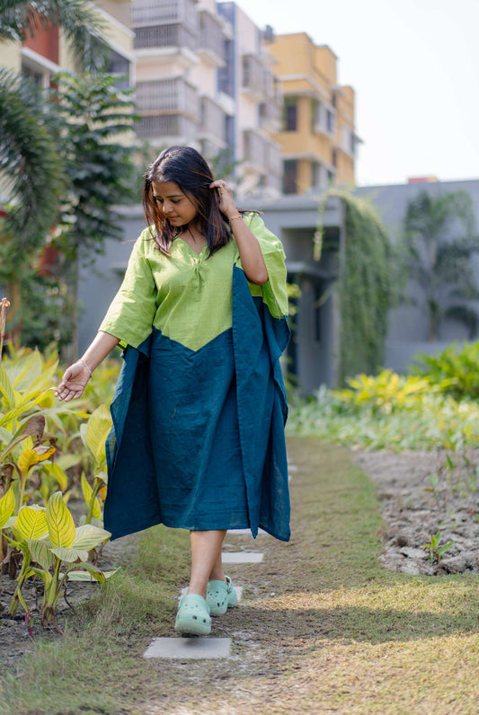 Handspun Khadi Kaftan